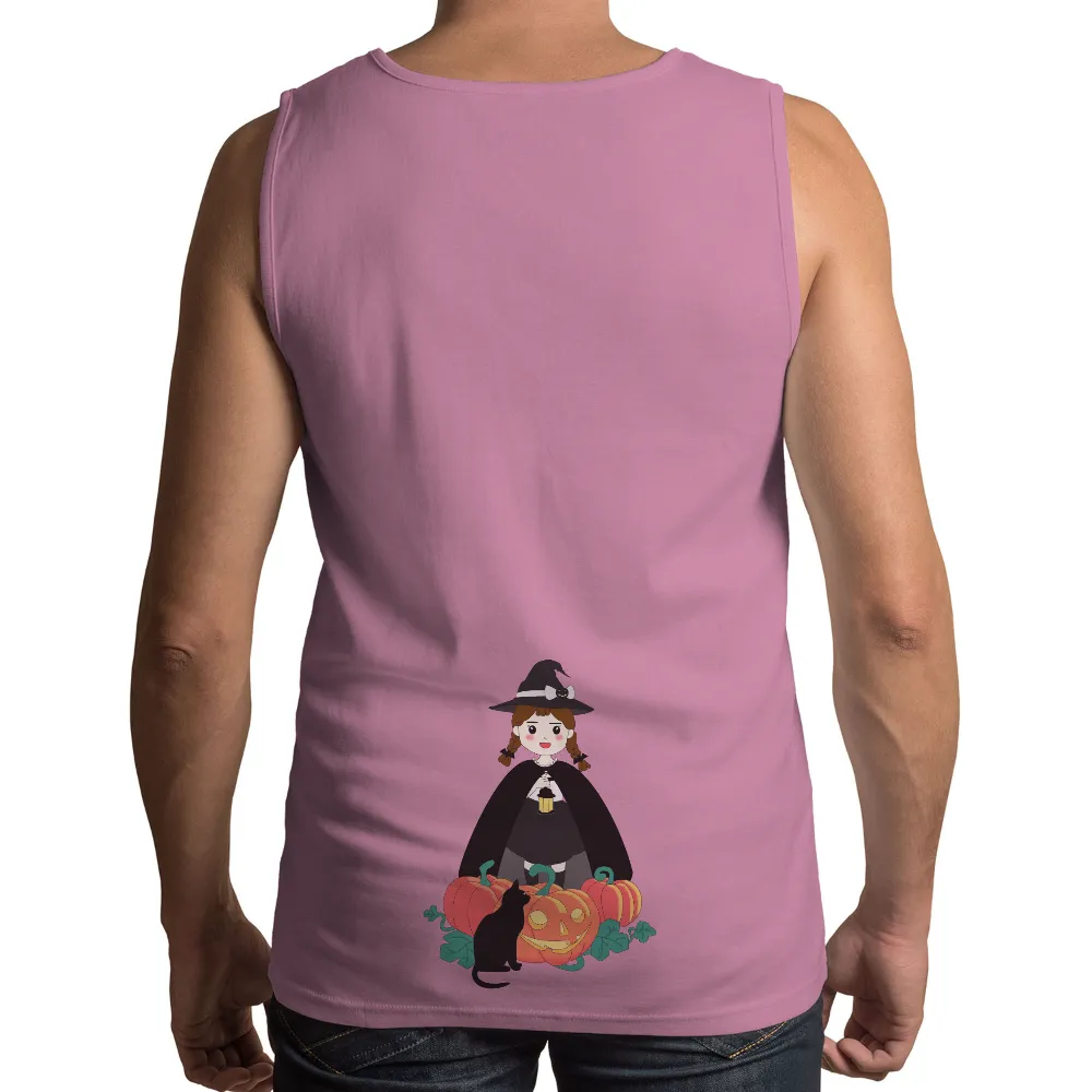 T-Shirts Custom: Halloween Witch with Pumpkins and Black Cat|buc ee's new halloween shirt 2022