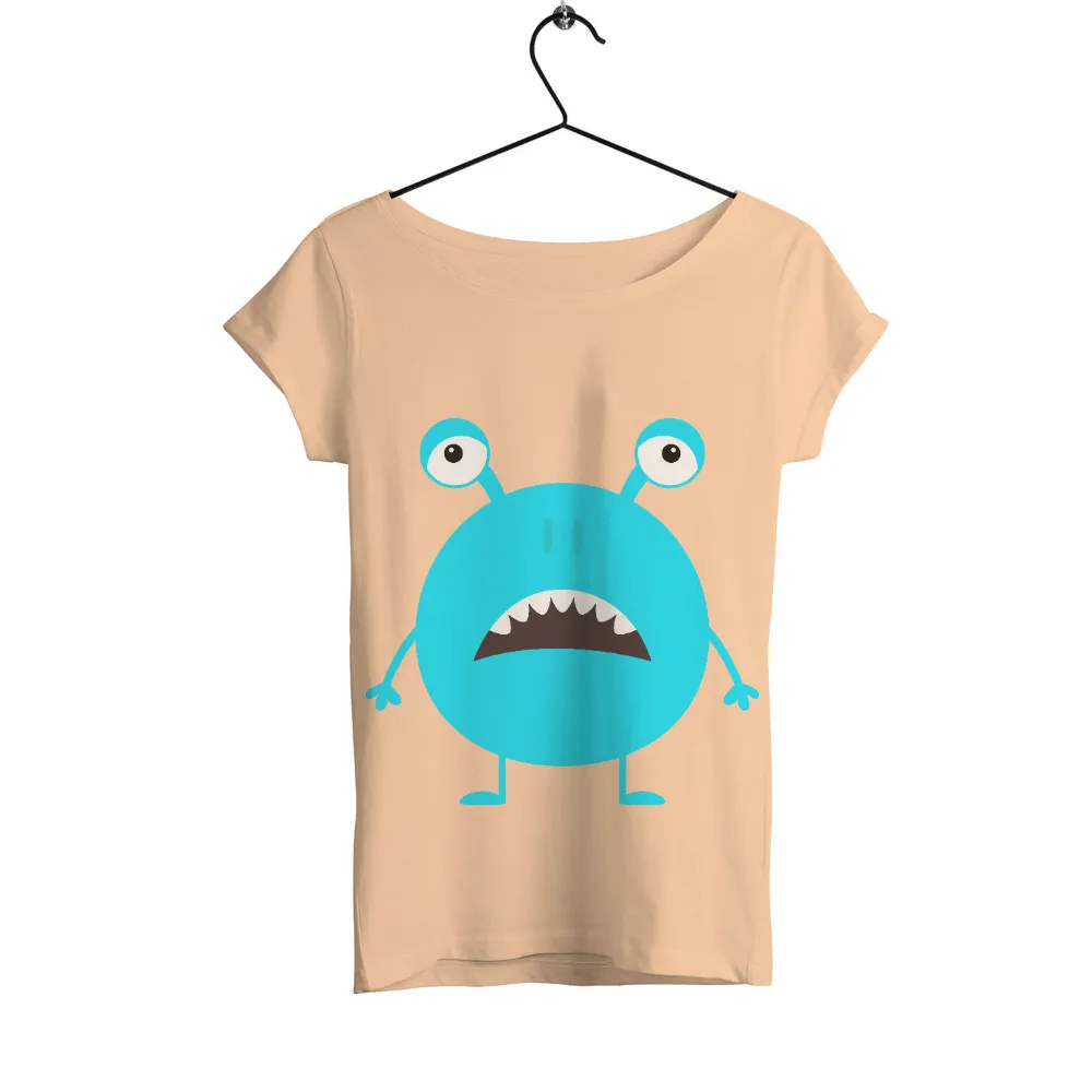 Customized Tee Shirts: Adorable Blue Monster - Quirky and Fun|cute aesthetic roblox t shirt