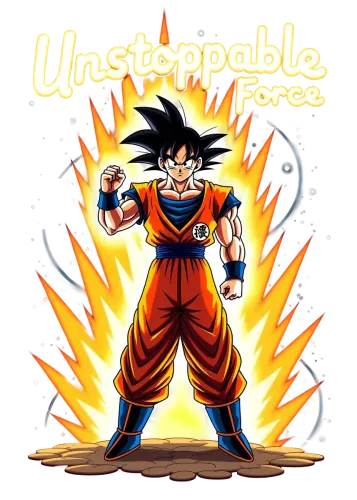 Unstoppable Force - dragon ball z tee