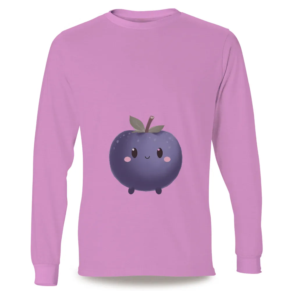 Tee Shirts Printed: Berry the Blueberry - Spread Joy and Happiness|t shirt cute roblox