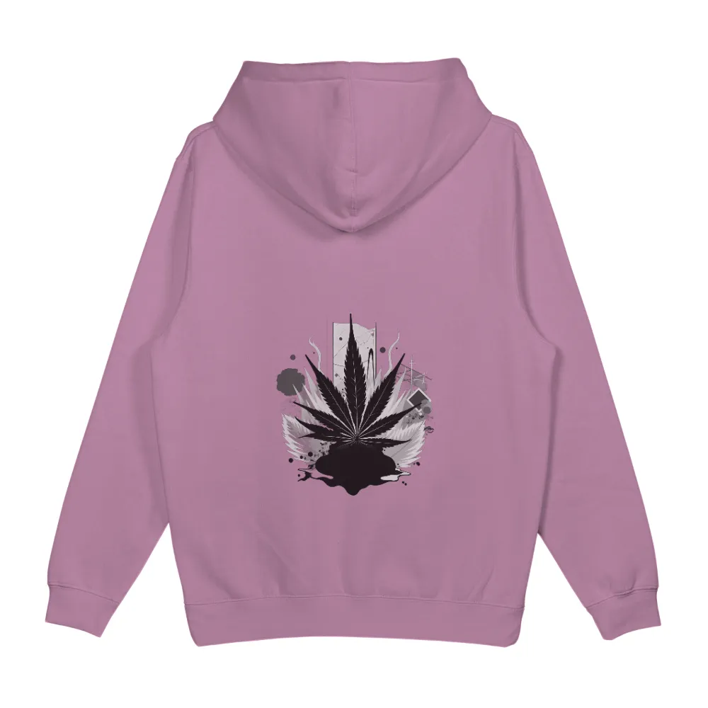 TShirt Printing: Urban Cannabis Leaf - Artistic Design|freedom graffiti