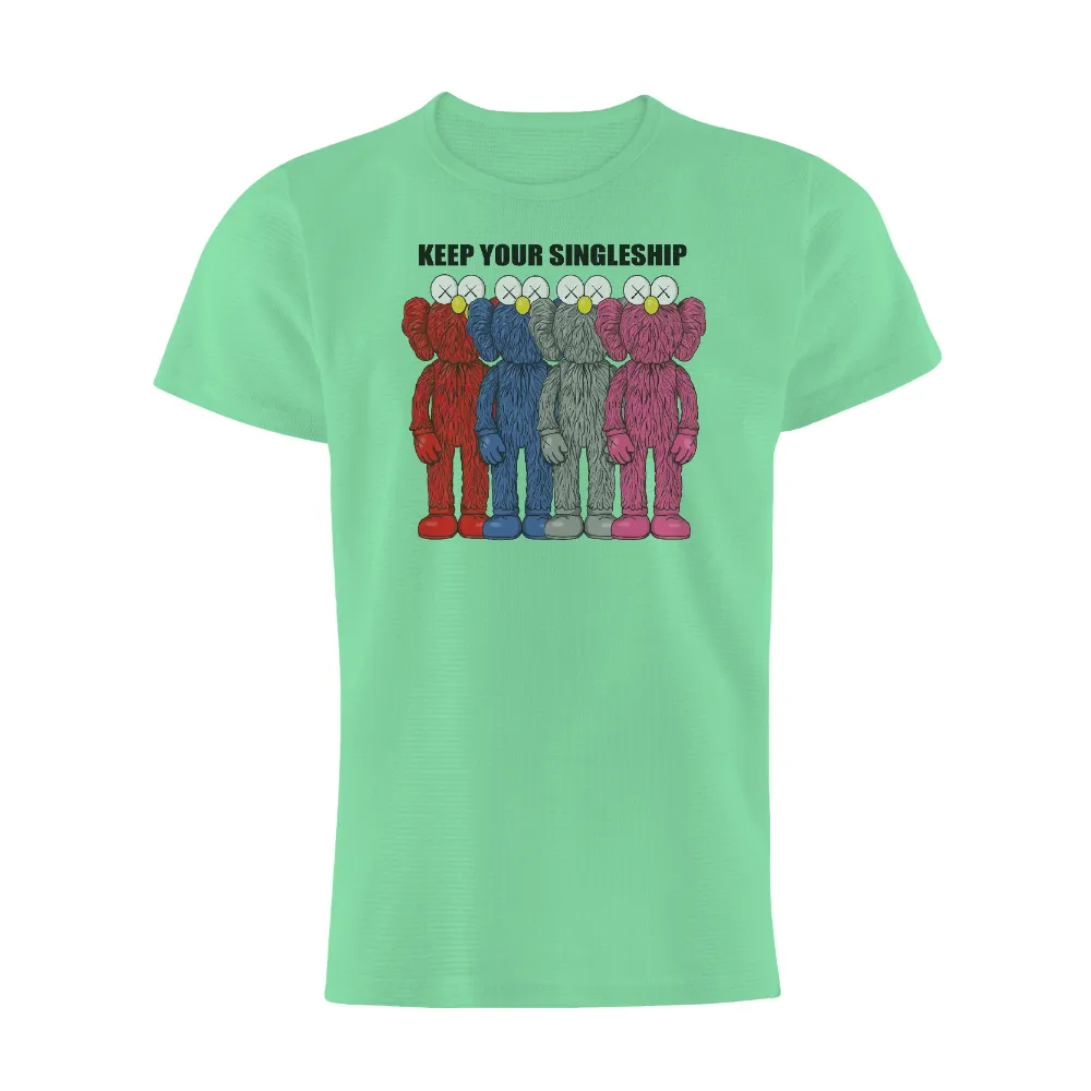 Custom Tee Shirts: Vibrant Characters Reflecting Life's Diversity|mardi gras color block shirt