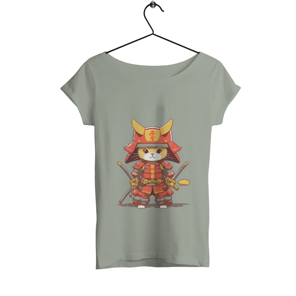 Custom T-Shirt Printing: Samurai Cat - A Blend of Tradition and Fantasy|cute couple fourth of july shirts