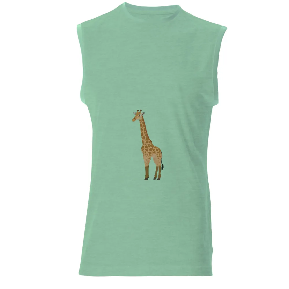 Customized Tee Shirts: Find Peace with a Thoughtful Giraffe Design|graffiti nature