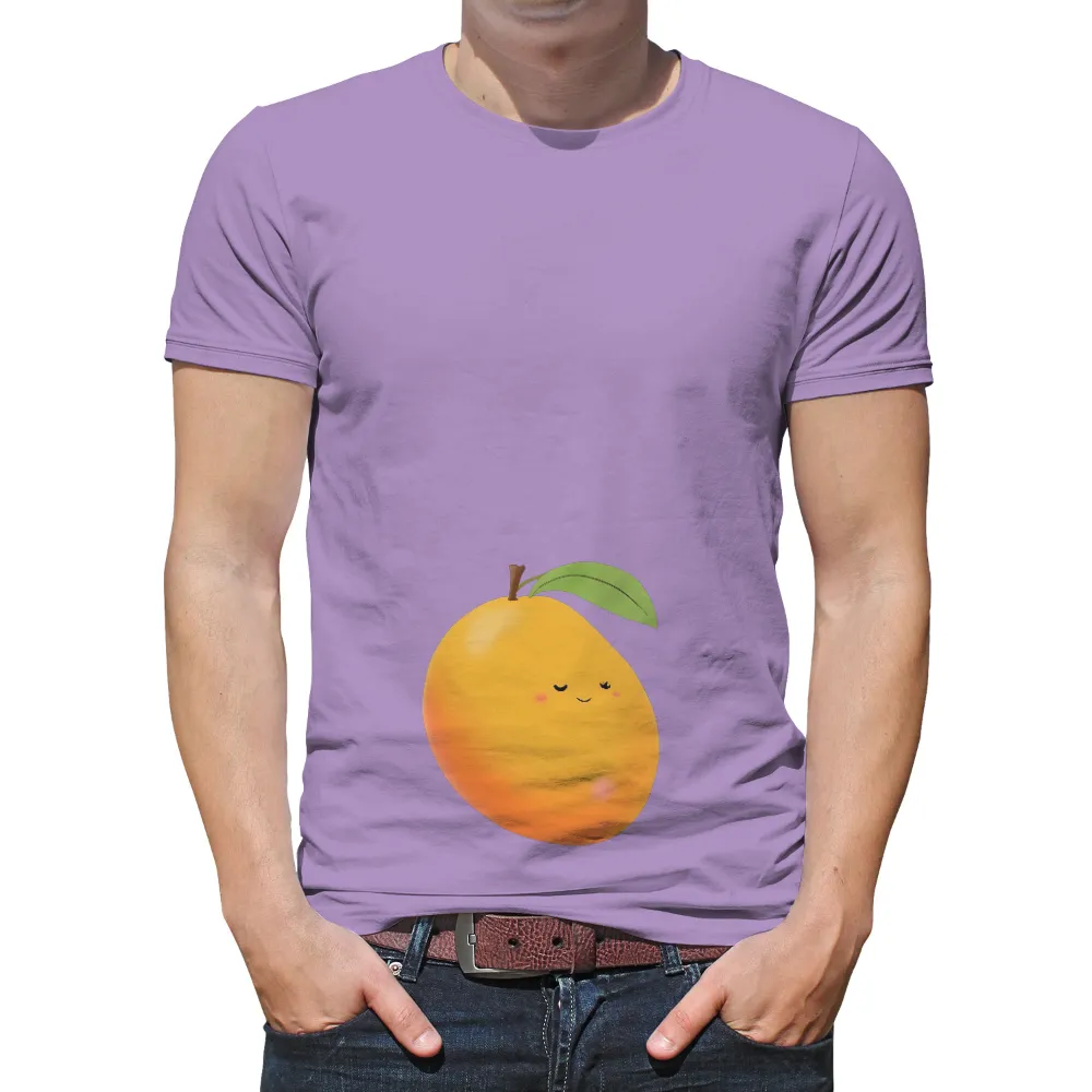 Graphic Tees: Whimsical Mango - Happy and Positive Vibes|roblox t shirt smile