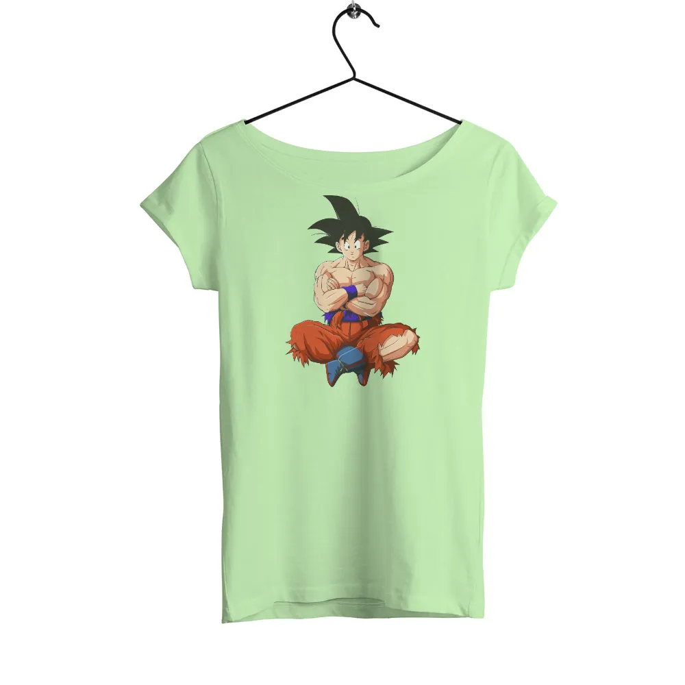 T-Shirt Printing: Goku's Unyielding Spirit - Anime Warrior Design|onnit street fighter t shirt