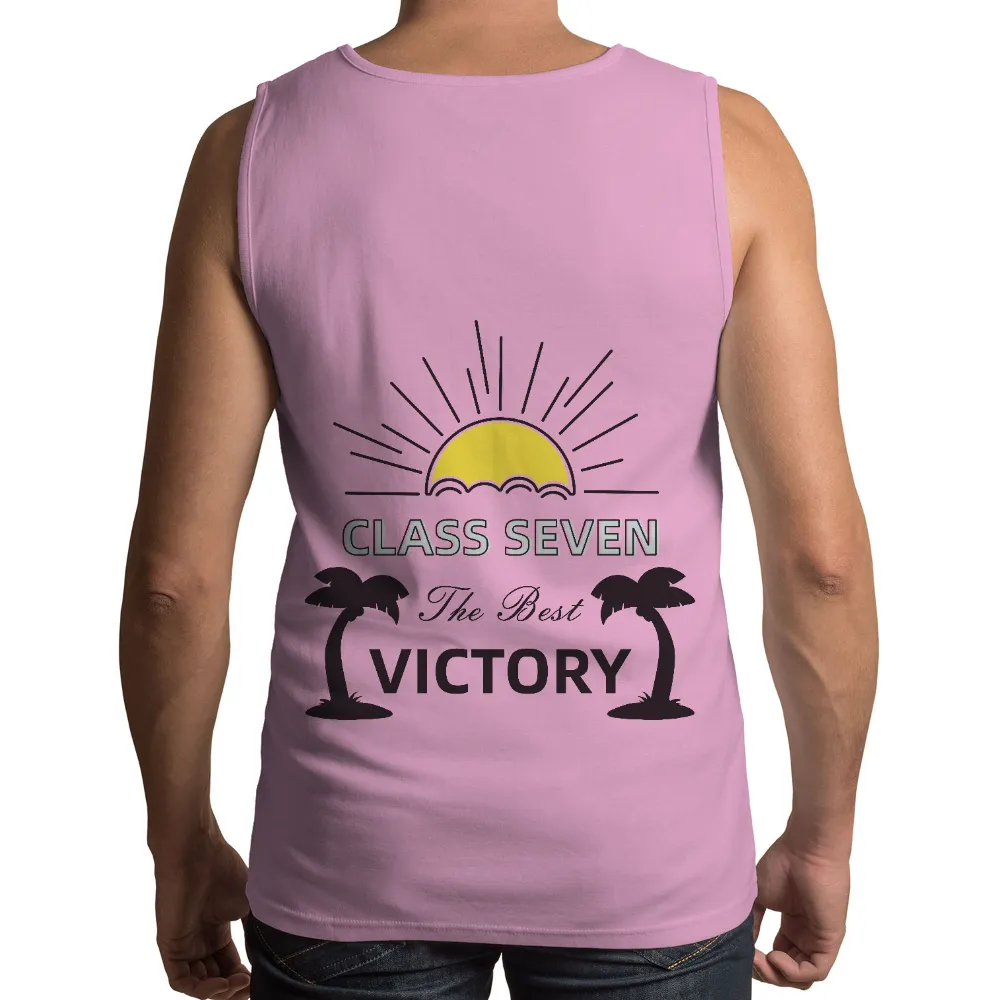 Class Seven Victory Tee Shirt Printing - Beach Themed Design|shirts to go with sun club dunks