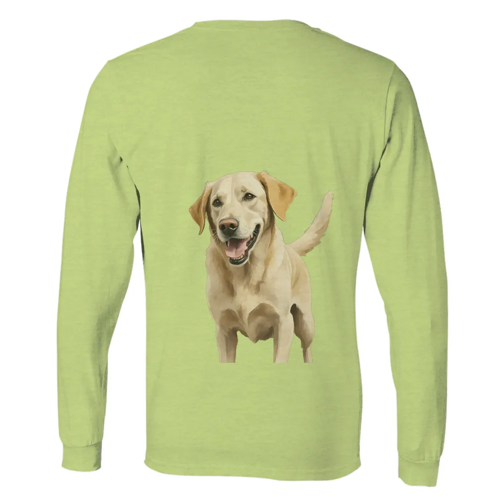 Custom Tee Shirts: Max the Golden Retriever - Joyful and Loyal|happy father's day shirts