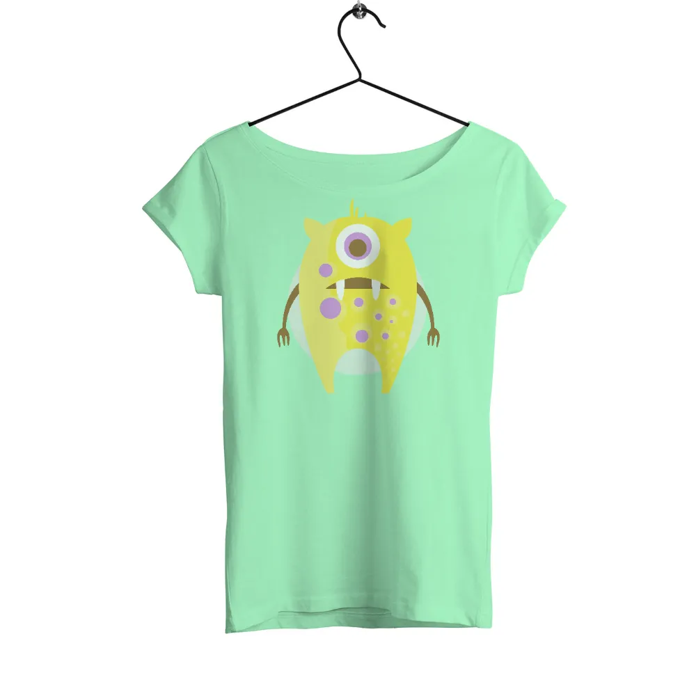 Zappy Monster Tee Shirt Printing: Spread Joy with Whimsical Design|duck with purple shirt