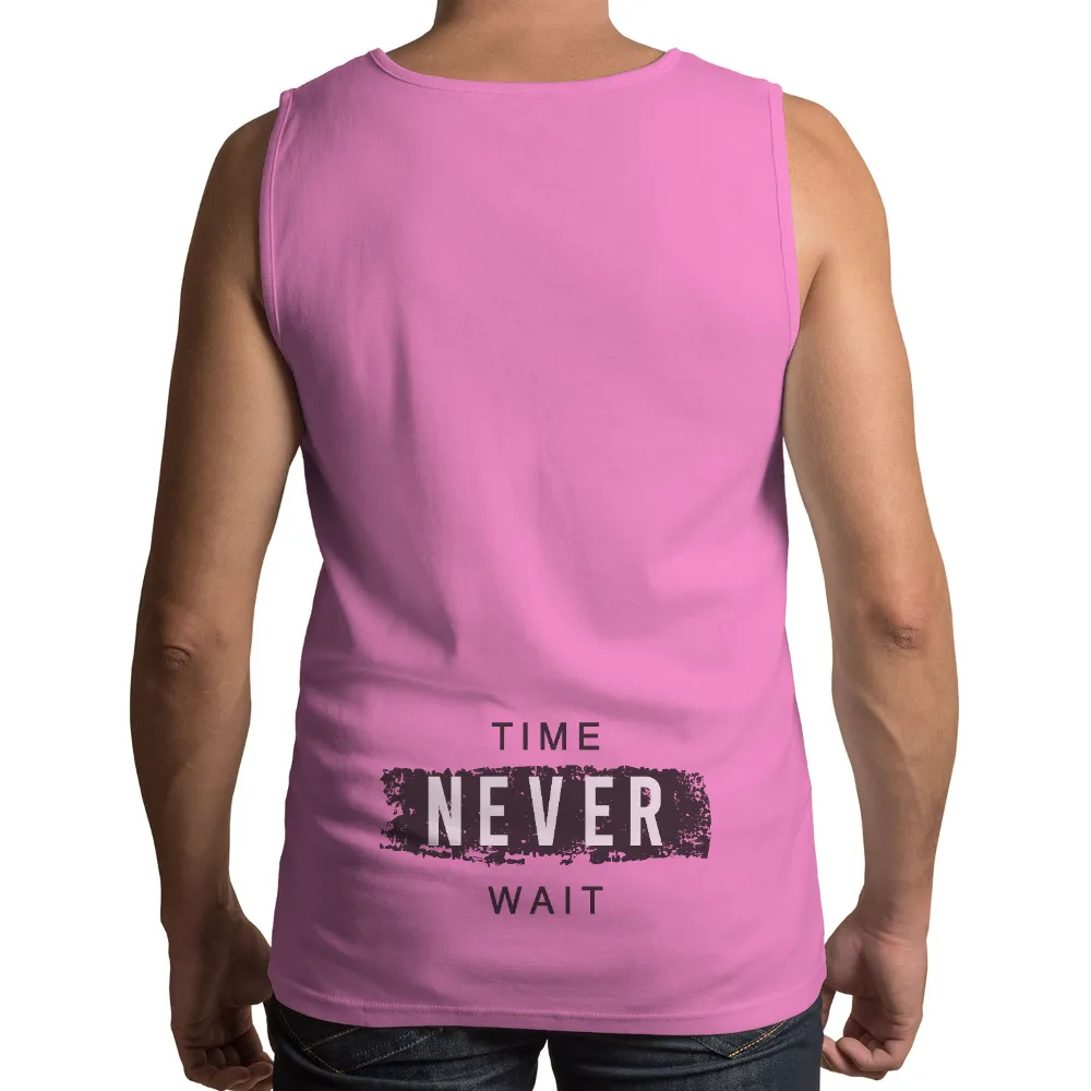 T-Shirts Pattern: Time Never Wait - Seize Every Moment|t shirt roblox time