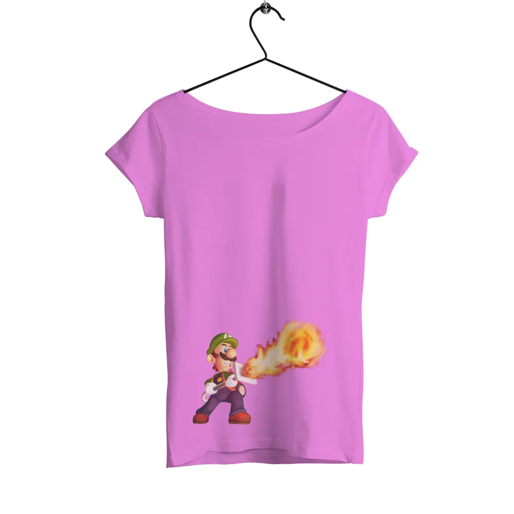 Shirts Graphic Tees: Luigi's Fiery Adventure|adventure time shirt sex