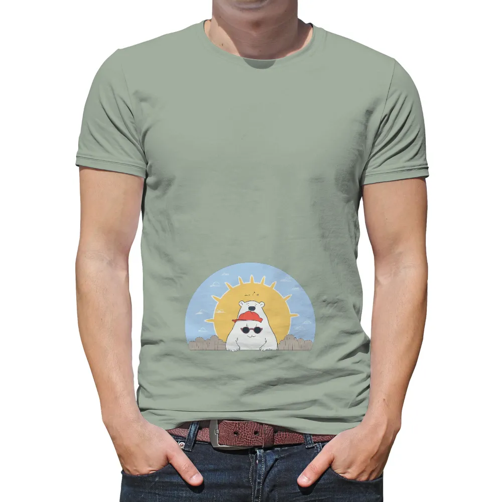 Custom Tee Shirts: Polar Bears in Summer Style