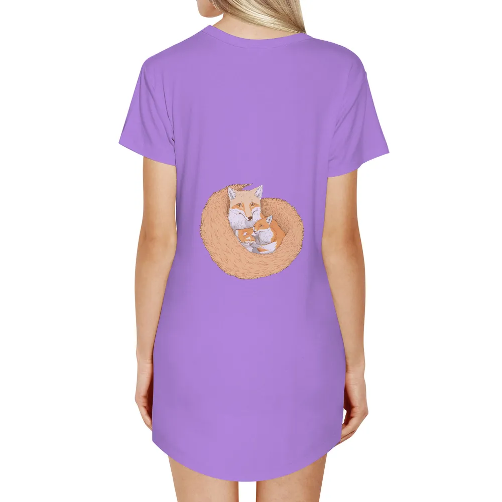 Graphic Tees: Foxes Embrace - Love and Protection|i love the 80s t shirt next day delivery