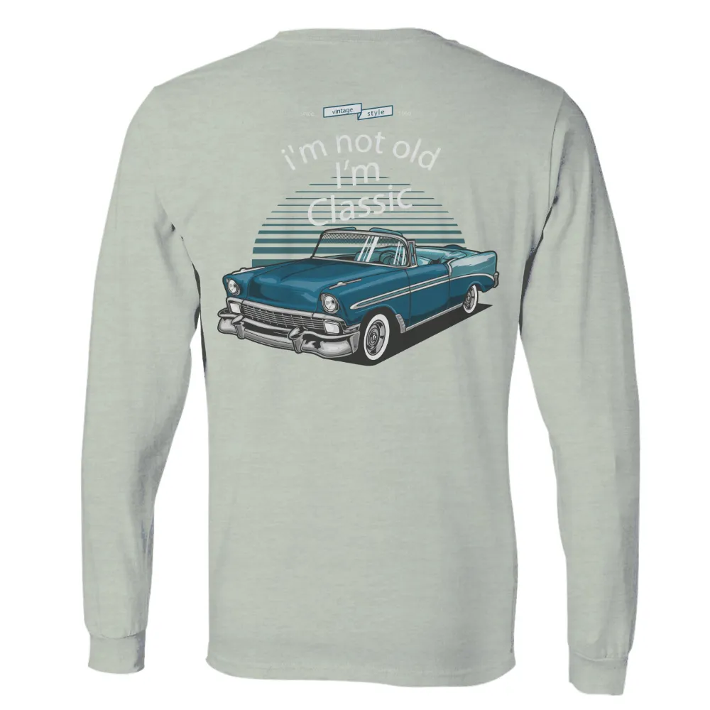 T-Shirts Pattern: Vintage Classic Car - I'm Not Old, I'm Classic|pirates of the caribbean vintage tee