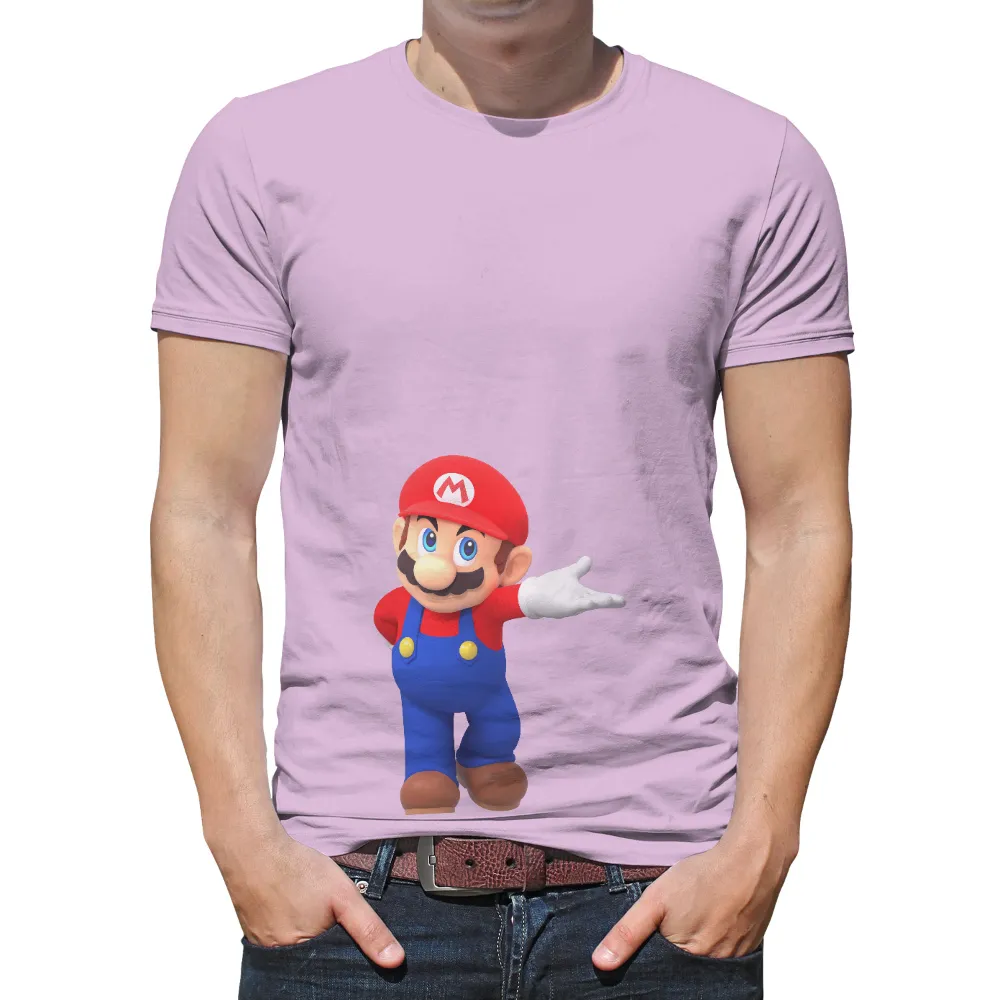 T-Shirts Design: Join the Adventure with Mario|capitalist nostalgia shirt