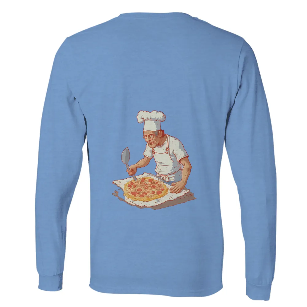 TShirt Design: Chef Mario's Passion for Pizza| traditional Italian cuisine