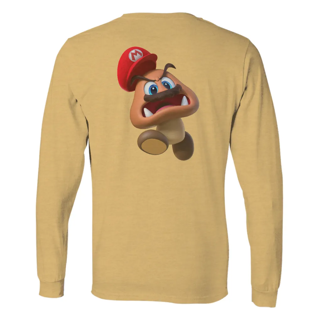 T-Shirts Design: Goomba with Mario Hat - Gaming Nostalgia|roblox t shirt mario