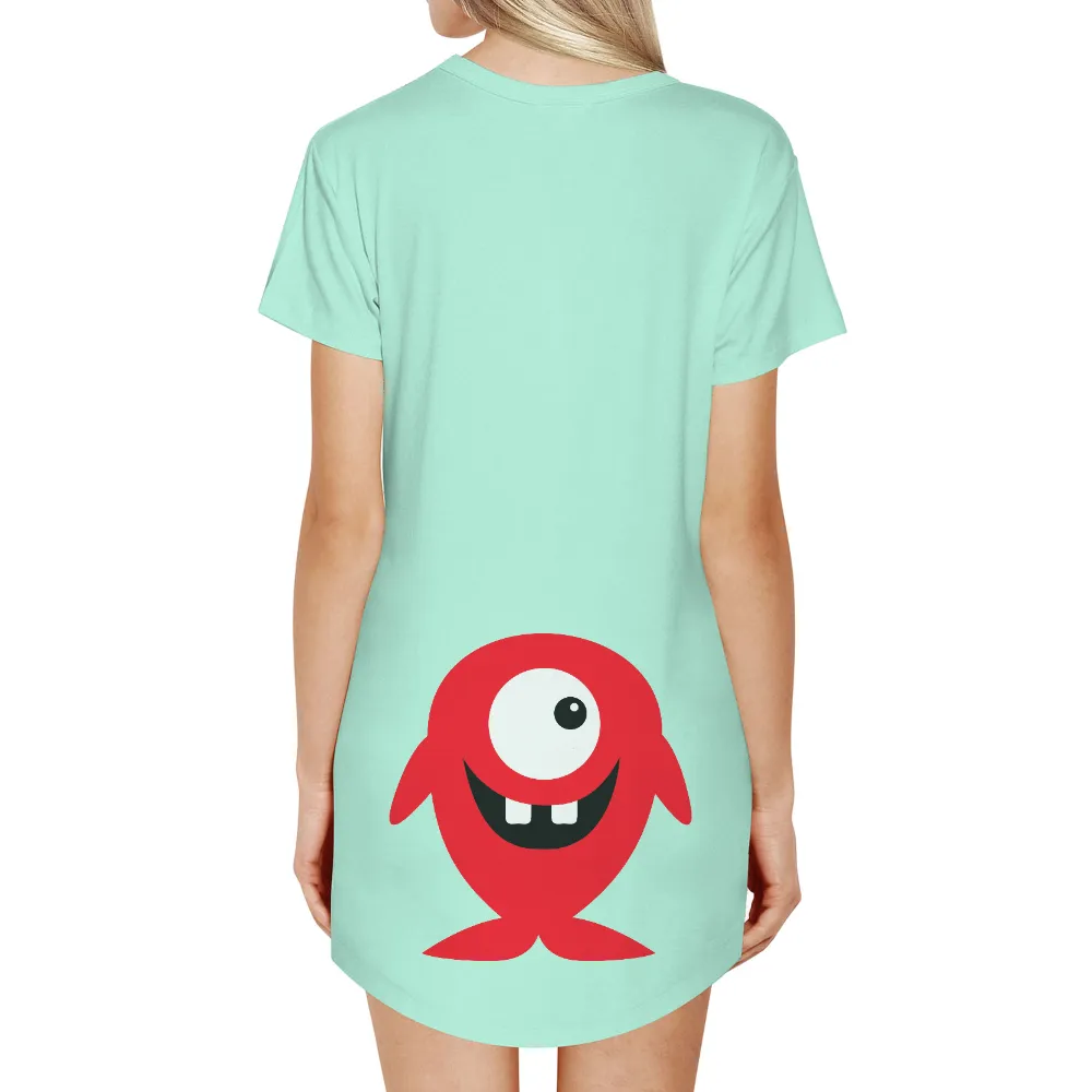 Shirts Graphic Tees: Spread Joy with Reddy the One-Eyed Monster|old navy red sox t shirt