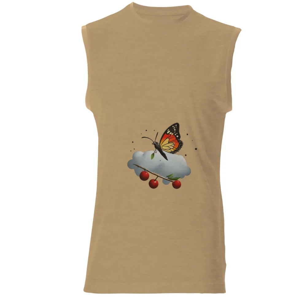 Graphic Tees: Aurora's Journey - Butterfly on Cloud with Cherries|target wild fable butterfly shirt