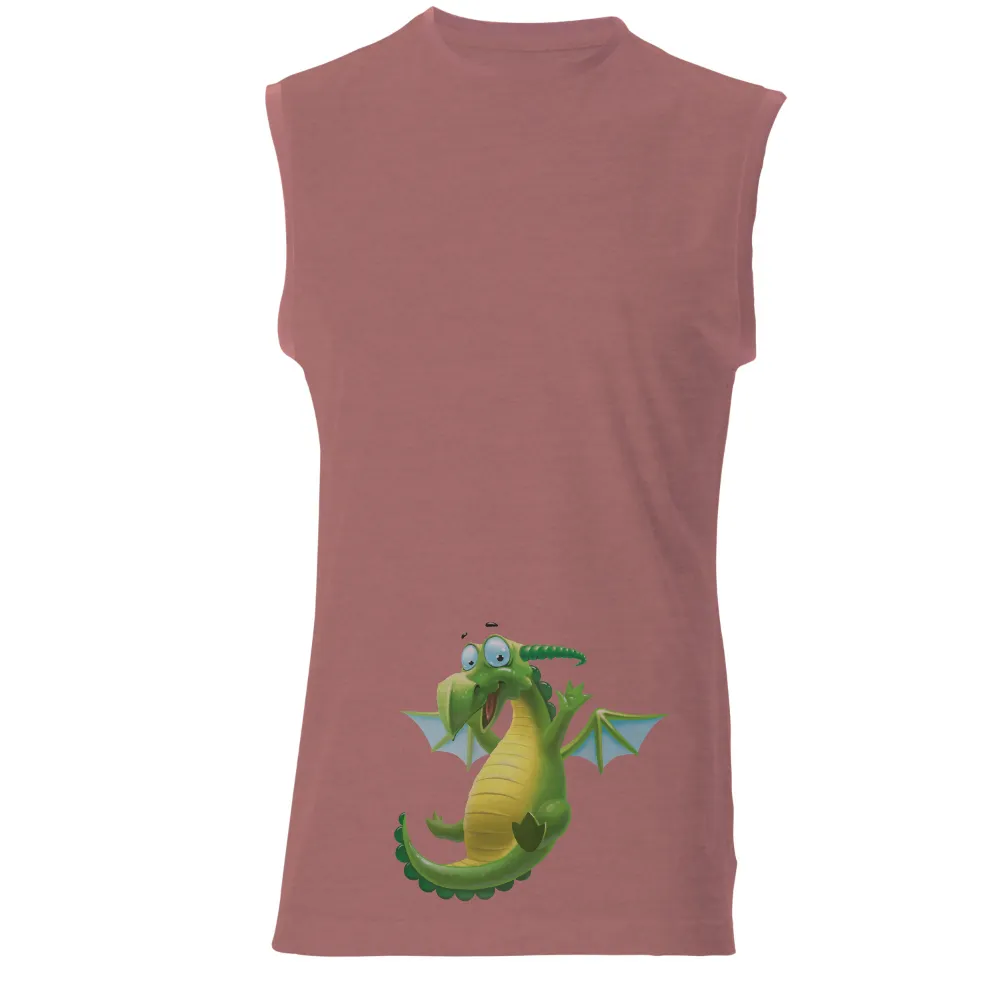 Graphic Tees: Friendly Dragon - Whimsical Fantasy Design|final fantasy 35th anniversary ut collection