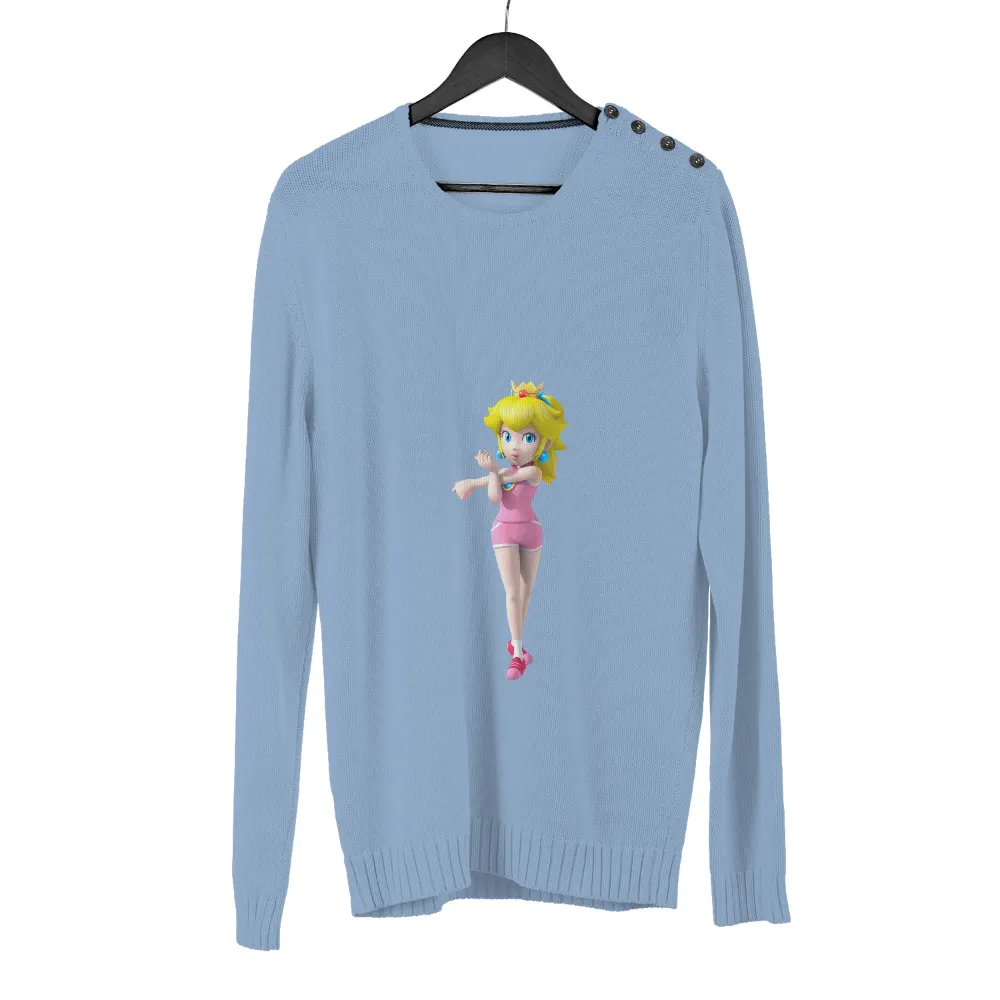 Graphic Tees: Princess Peach Sports Empowerment|army princess cut shirt