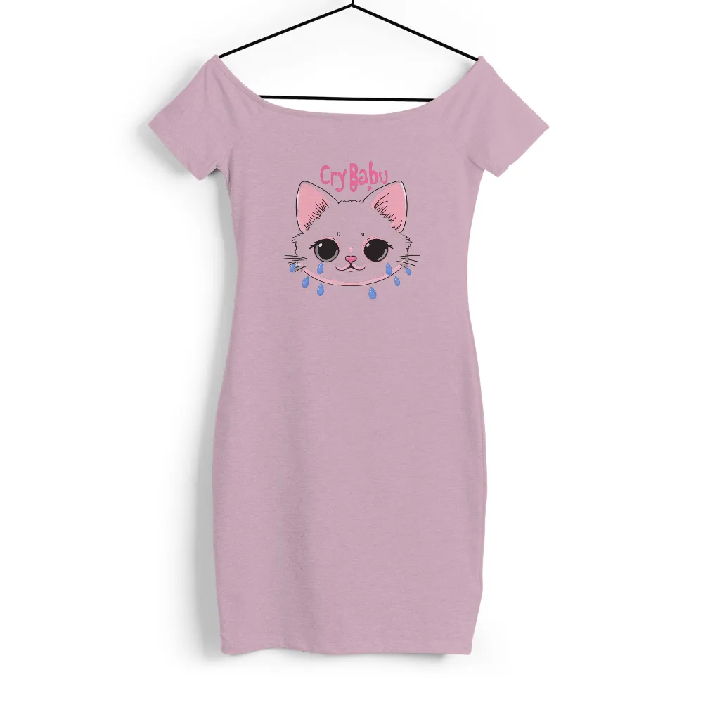 Emotional and Quirky 'Cry Babu' Design: A Unique Artwear Creation|roblox cute t shirt free