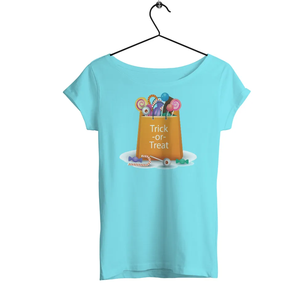 Trick-or-Treat T-Shirt Printing: Halloween Candy Bag Design|oneblood halloween shirt 2022