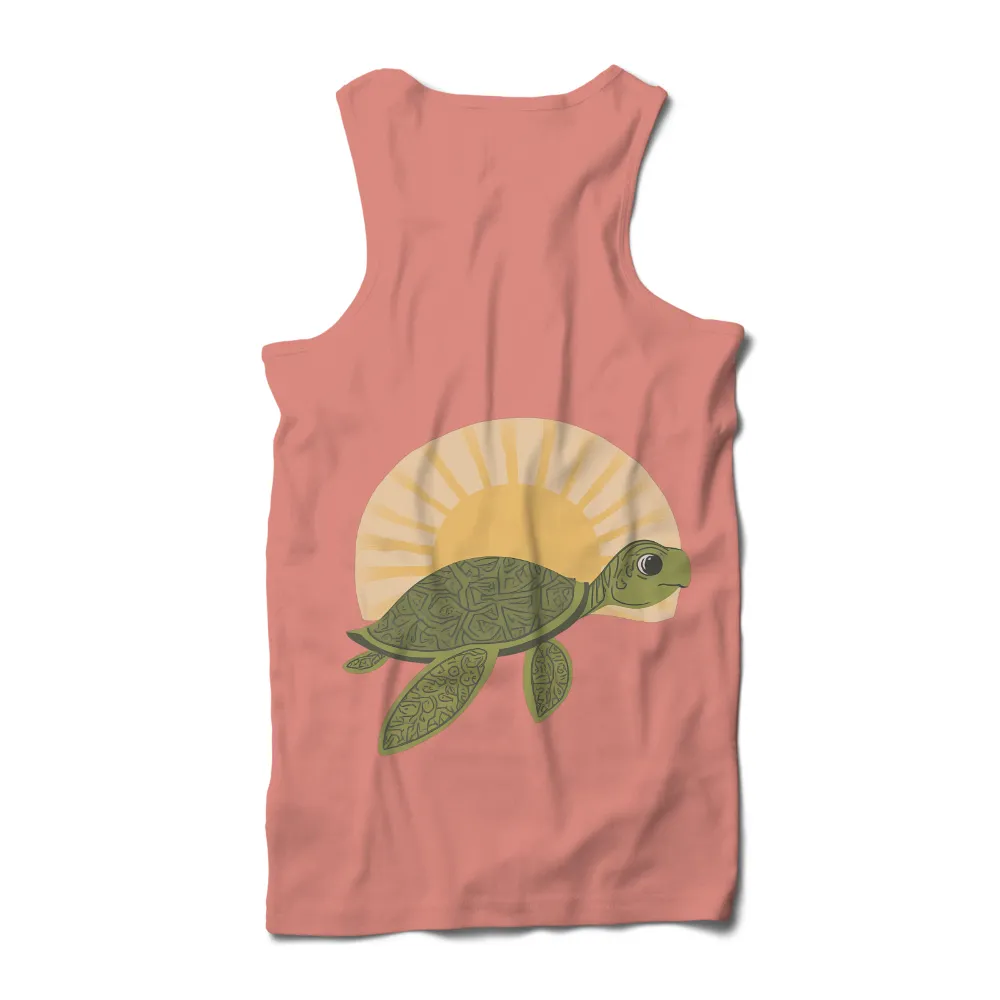 Tee Shirt Printing: Sea Turtle Sunrise - Hope and Resilience|life is good camping shirt mens