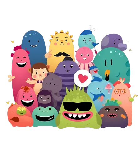 Monster Friends TShirt Printing: Celebrate Diversity and Joy