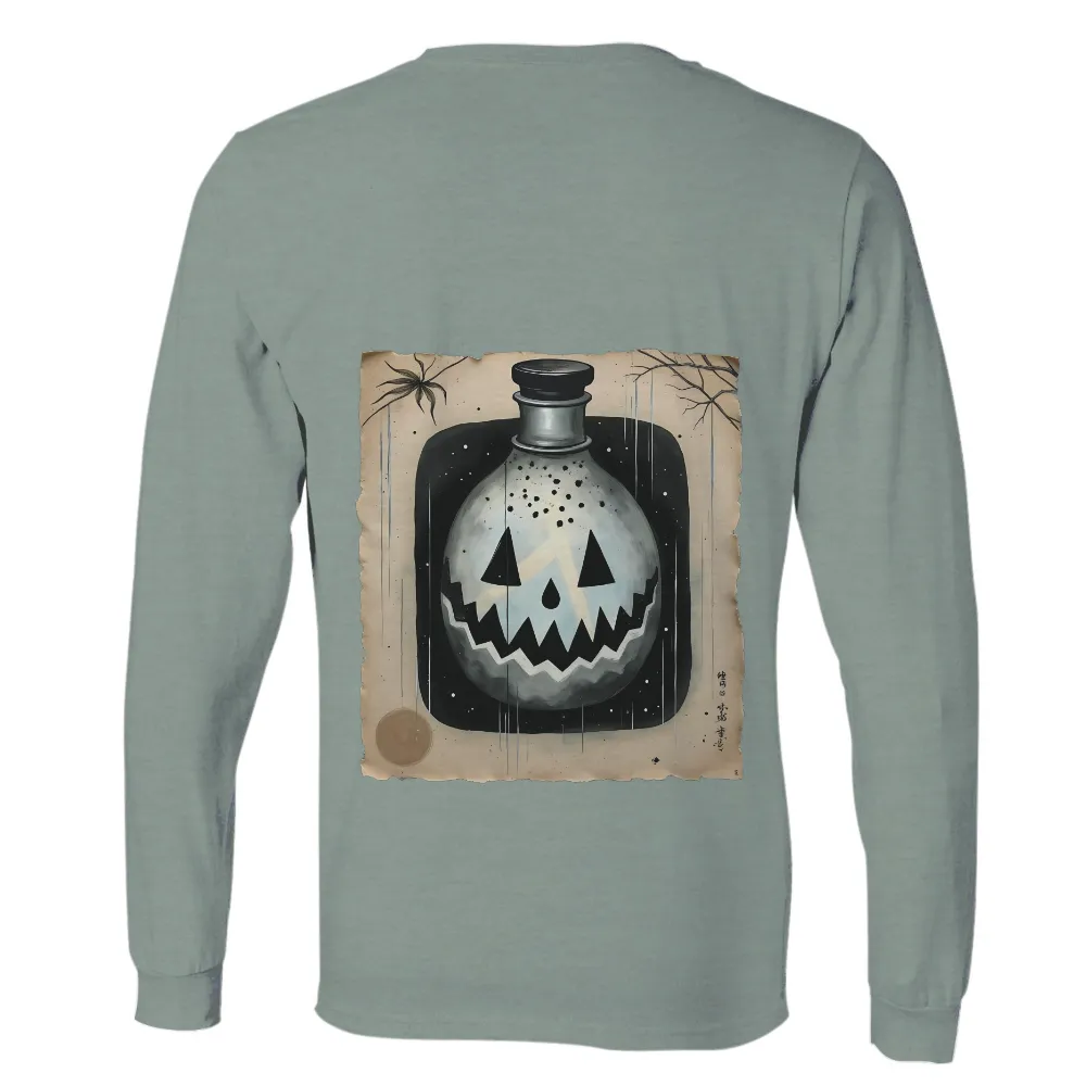 Graphic Tees: Halloween Potion Bottle - Spooky Festive Art|men's vintage cherub graphic tee