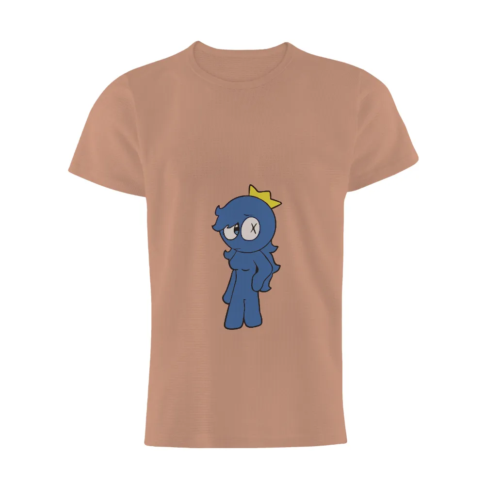 T-Shirts Design: Blue Pony with Yellow Star - Emotional and Vulnerable|purple aesthetic t shirt roblox