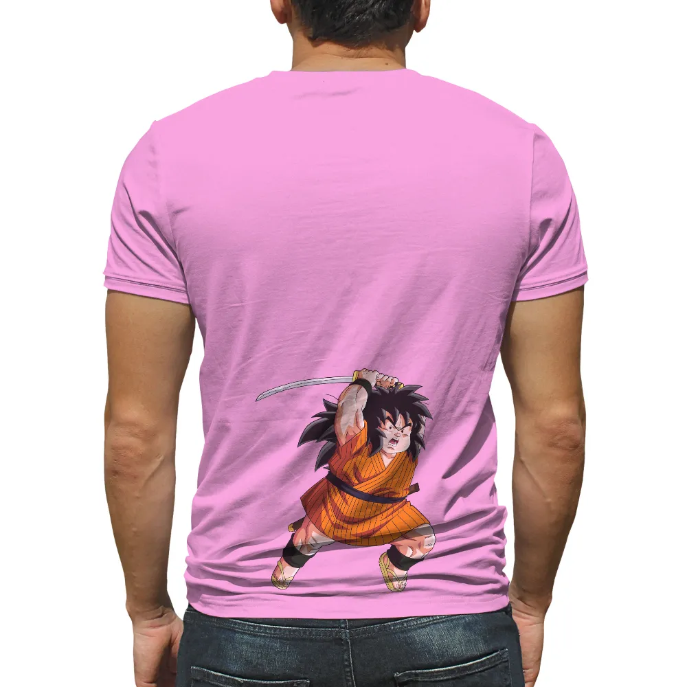 T-Shirts Design: Goku's Warrior Spirit - Anime Inspired Pattern|dragon ball z workout pants