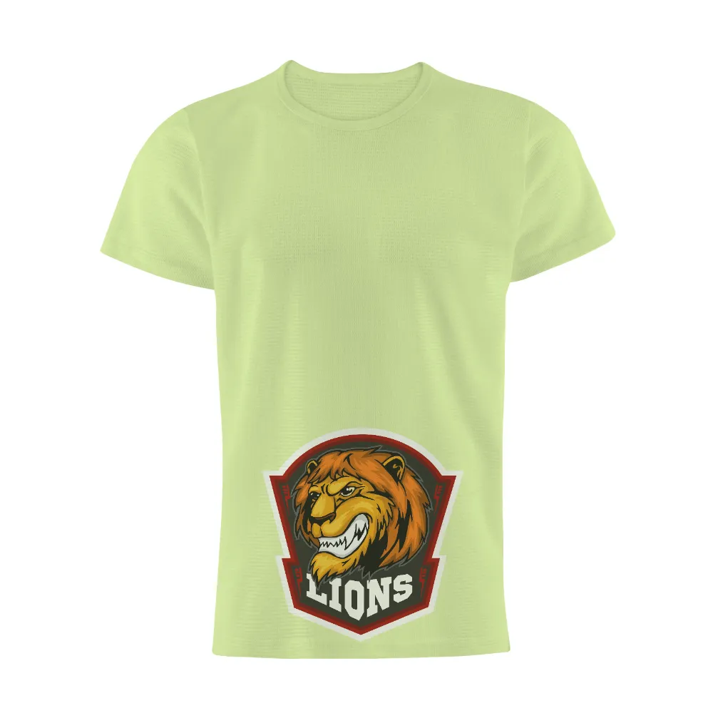 Customized Tee Shirts: Show Your Pride with the Mighty Lions Design|men's big & tall mlb team tee