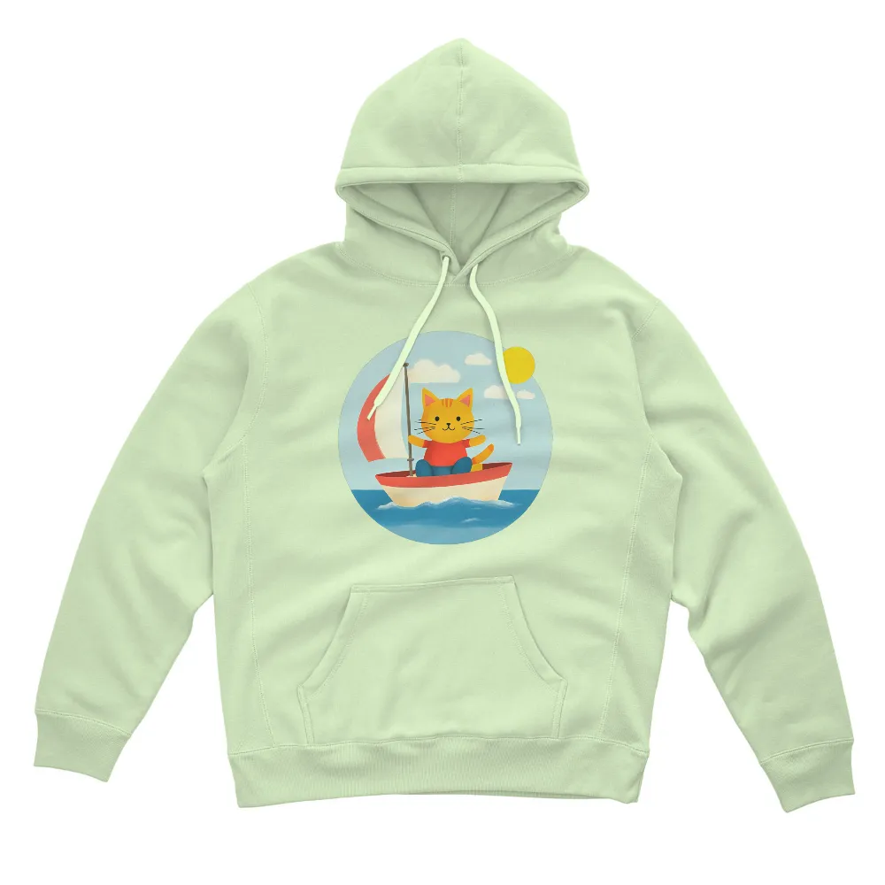 TShirt Printing: Whiskers' Adventure on the Sea|jordan space cat shirt