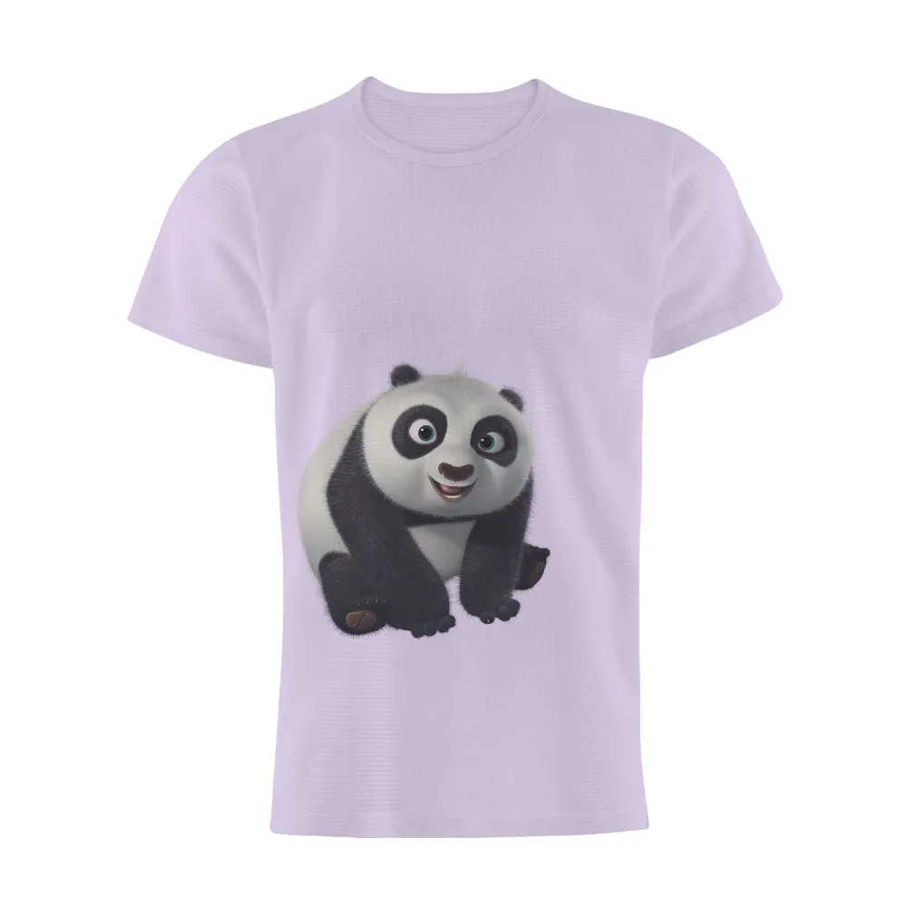 T-Shirts Pattern: Po from Kung Fu Panda - Determination and Joy|no music on a dead planet joy division