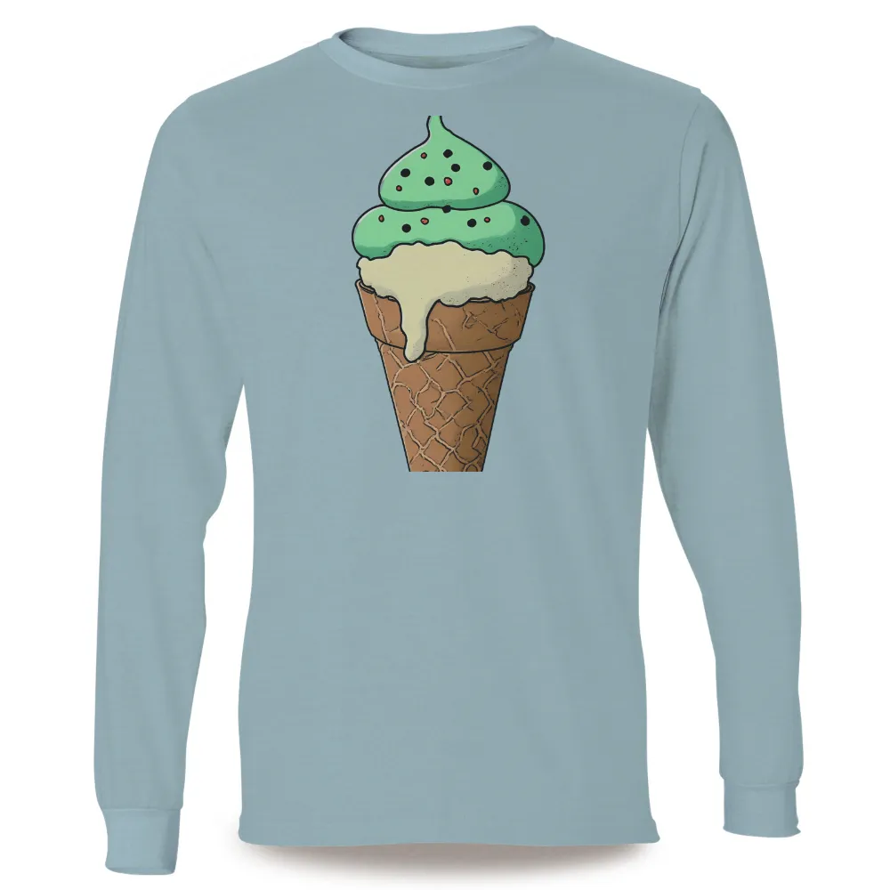 Graphic Tees: Whimsical Ice Cream Cone - Summer Memories|summer shirts online