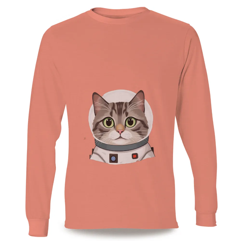 Space Cat Astronaut T-Shirt Printing: Explore the Galaxy|cute t shirt for roblox