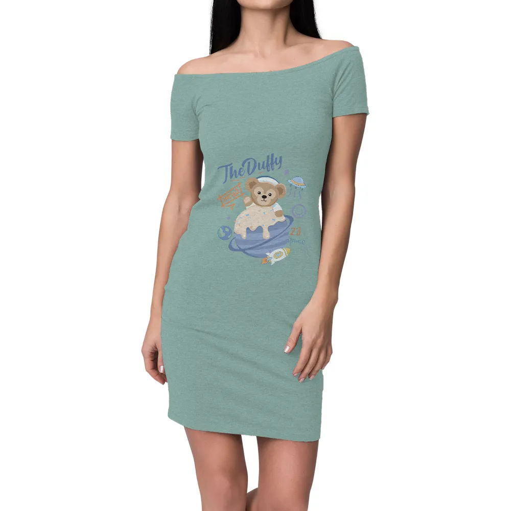 The Duffy: A Whimsical Space Adventure T-Shirt Pattern|adventure time dancing with monsters shirt