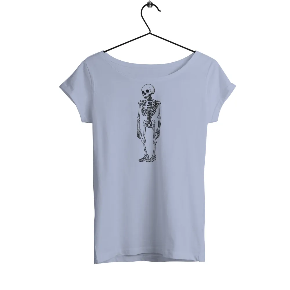 Custom Tee Shirts: Skeleton - A Symbol of Resilience and Strength| resilient spirit