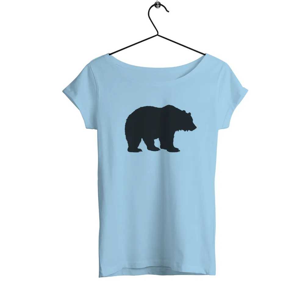 Bruno the Bear: Shirts Graphic Tees - Nature's Power and Beauty|t shirt painting on nature