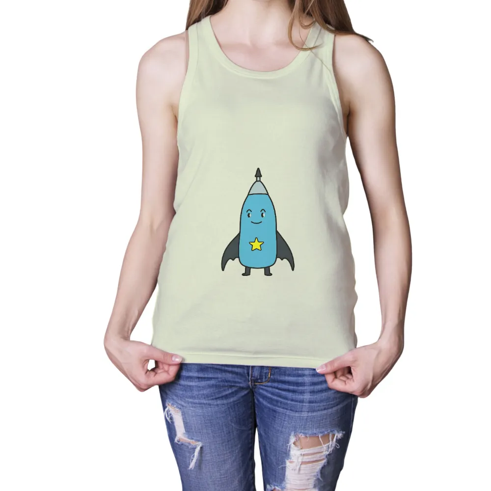 Whimsical Rocket: T-Shirts Pattern Inspired by Space Adventure|jiffy and shirt space