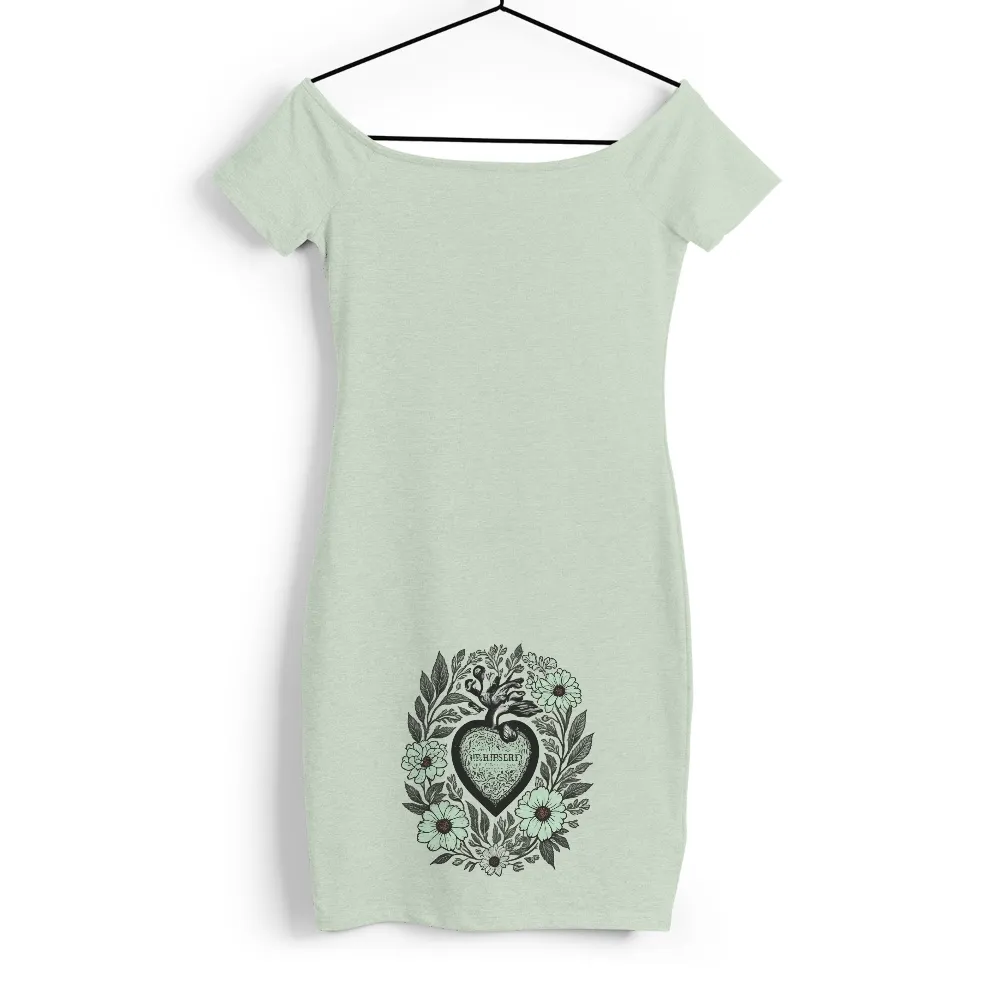 T-Shirts Pattern: Heart of Life - Artistic Designs|j shirt design