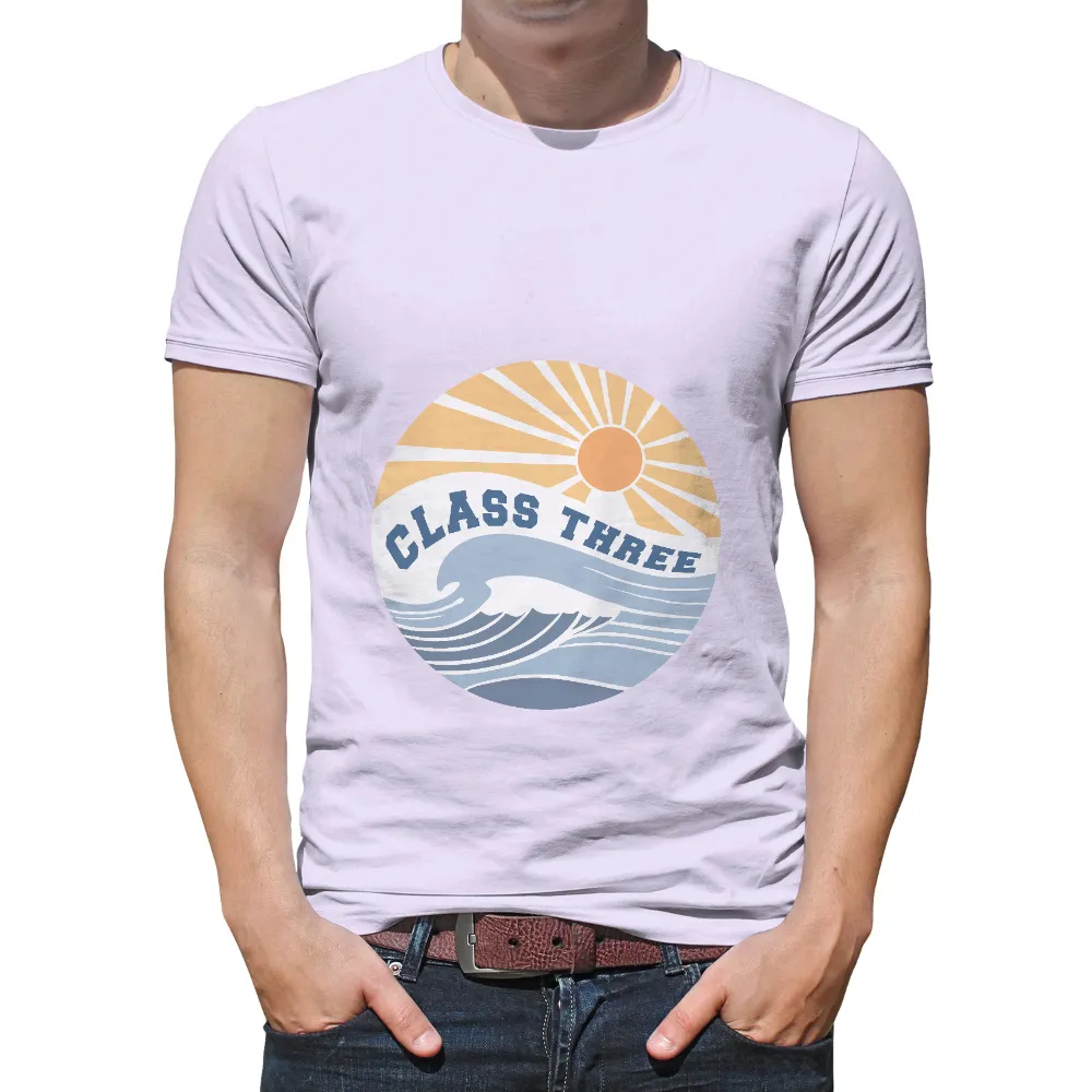 Graphic Tees: Class Three Wave Adventure|lifeguard sun protection shirt