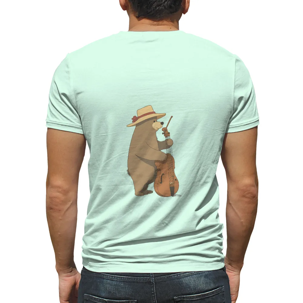 Bruno the Bear: A Symphony of Soul - T-Shirts Design|peace love santa shirt