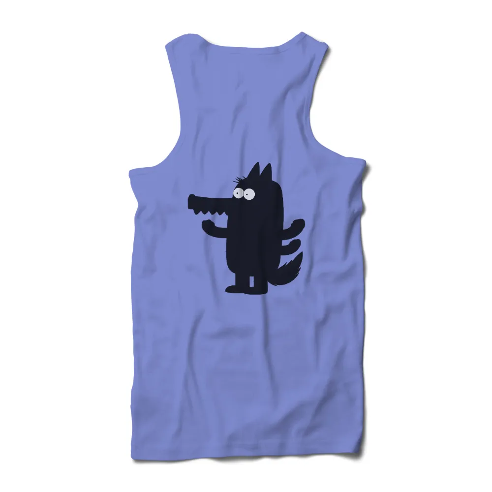 TShirt Design: Whimsical Wolf - Curiosity and Adventure|death note ryuk silhouette