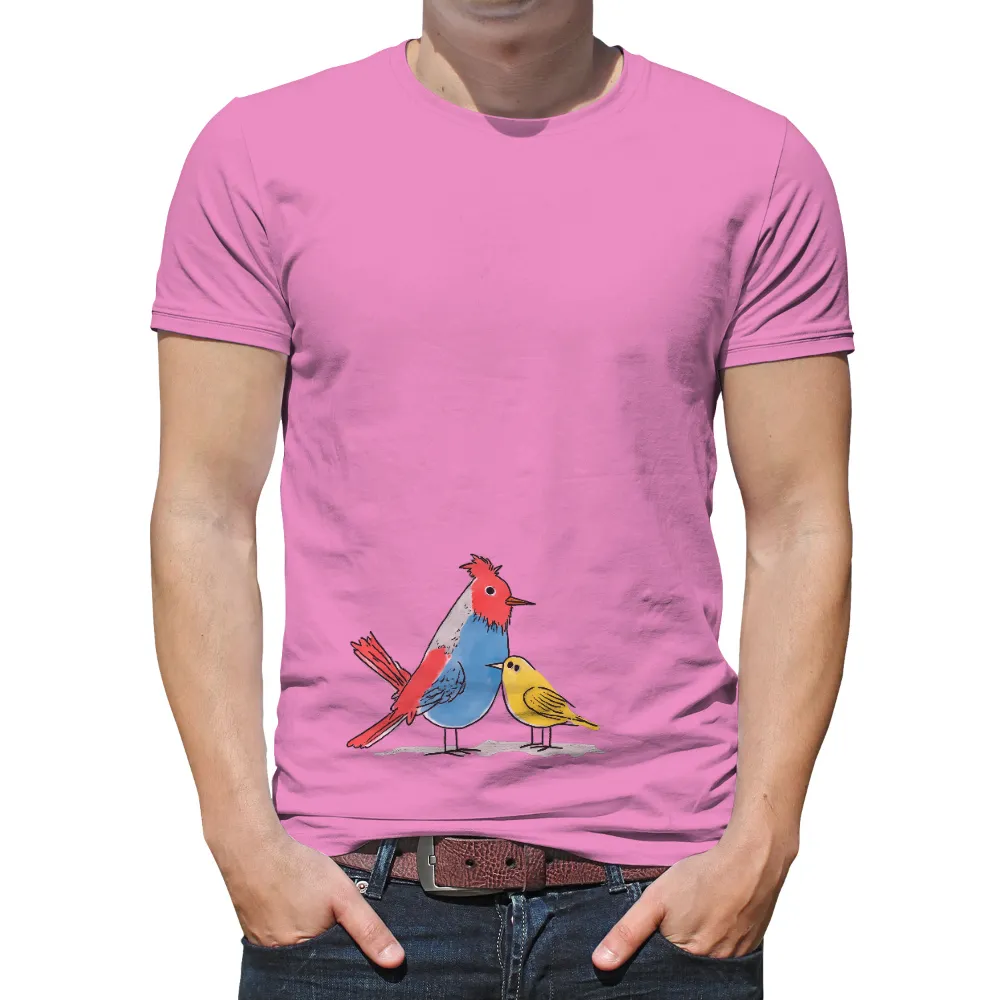 TShirt Printing: Birds of Friendship and Adventure|unique valentines shirts