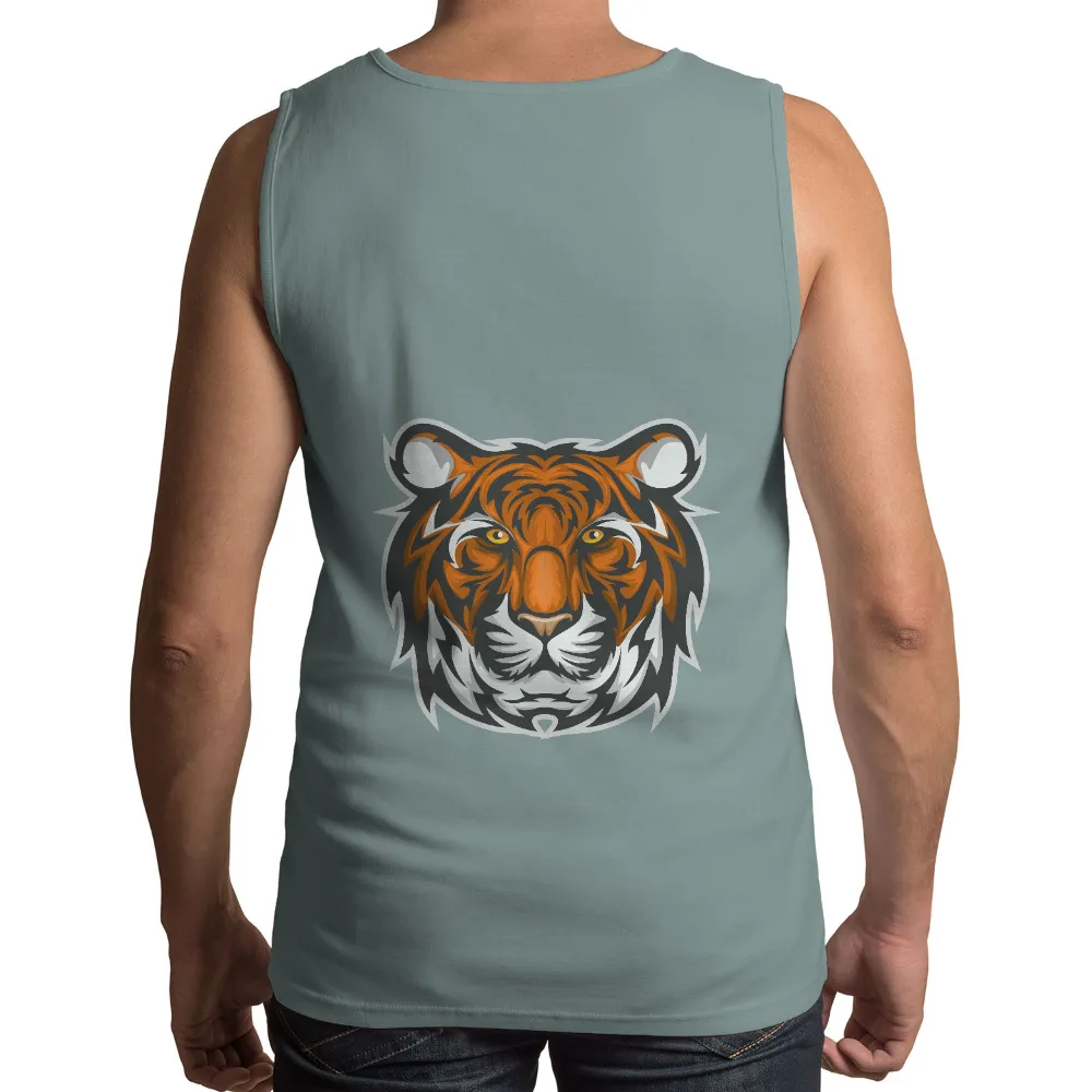 T-Shirts Pattern: Majestic Tiger - Power and Grace|february shirt design