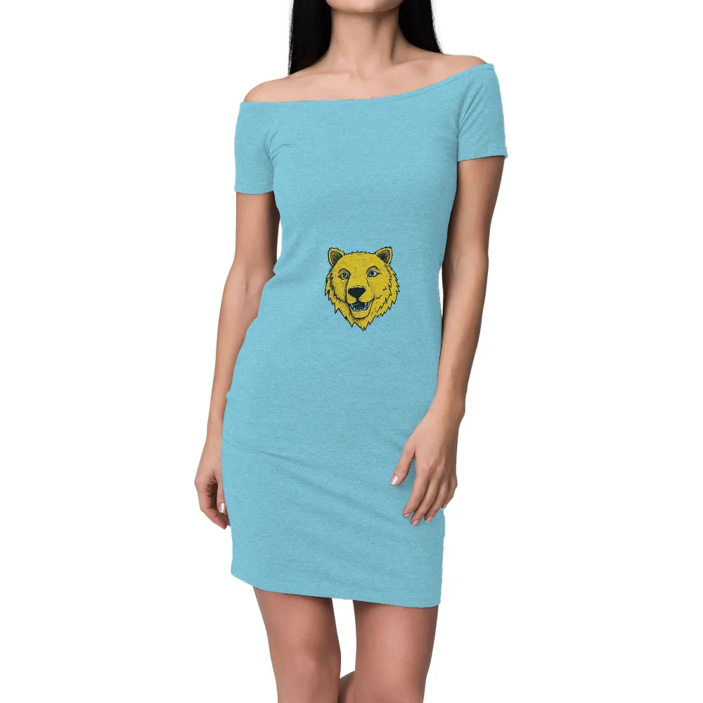 T-Shirt Printing: Majestic Bear - Strength and Wisdom|yellow nba youngboy shirt