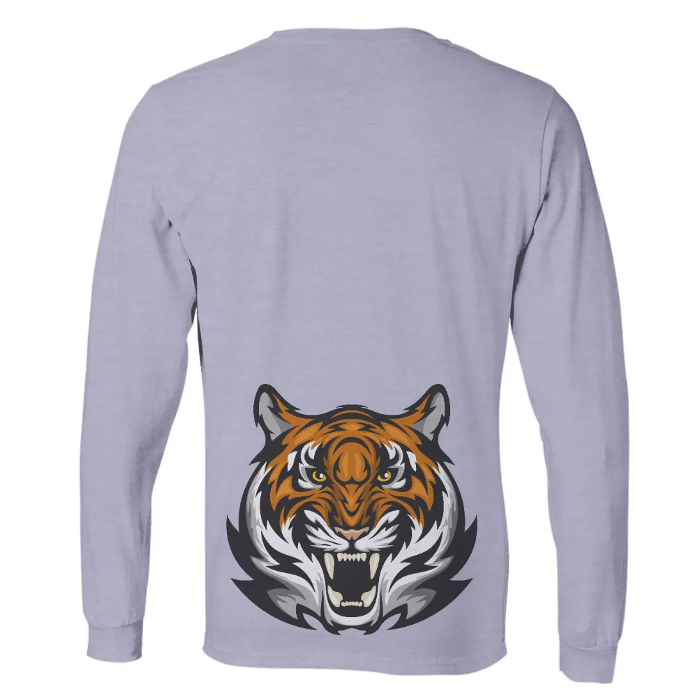 T-Shirts Design: Fierce Tiger - Strength and Courage|new shirt design 2022 men's