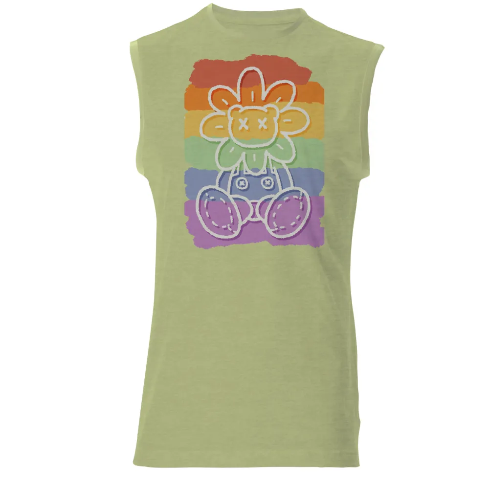 T-Shirt Printing: Whimsical Rainbow Character - Sunny's Story|rainbow jordan shirt